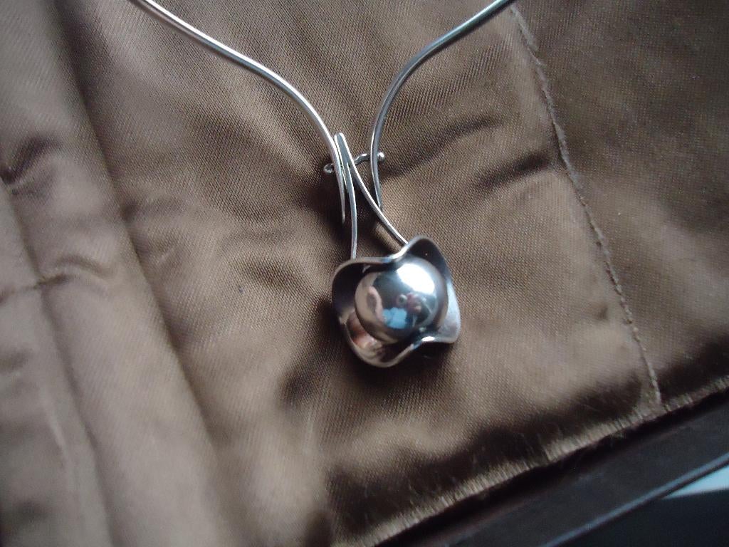 mooie echt zilveren spang van alton zweden 1972 gemerkt, Ophalen of Verzenden, Zo goed als nieuw, Zilver, Zilver