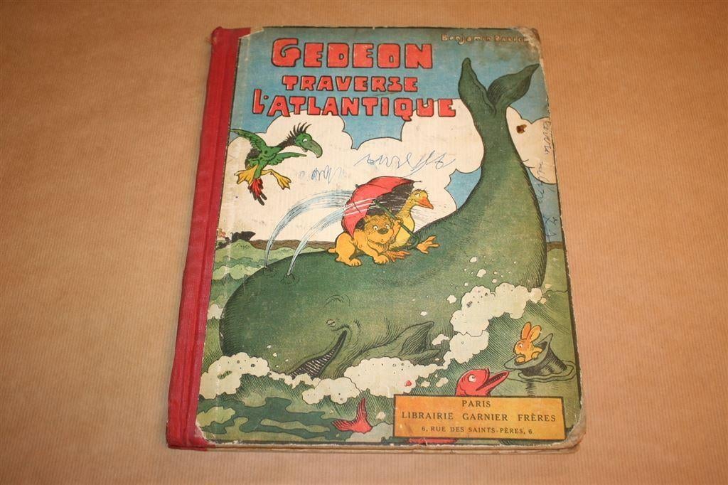 Zeldzaam prentenboek - Gedeon traverse l'Atlantique - 1930, Ophalen of Verzenden, Gelezen