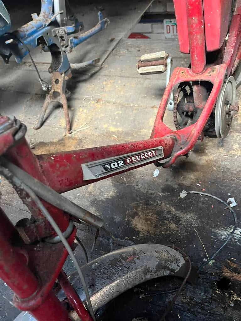 Peugeot 102 Frame, Ophalen, Frame, Peugeot
