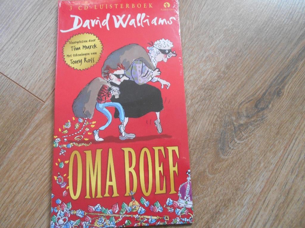 3 - CD luisterboek David Walliams Oma boef, Cd's en Dvd's, Ophalen of Verzenden, Nieuw in verpakking, 6 tot 9 jaar