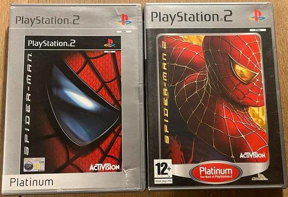SPIDER-MAN + SPIDER-MAN 2 PS2, Avontuur en Actie, Gebruikt, 1 speler, Ophalen of Verzenden