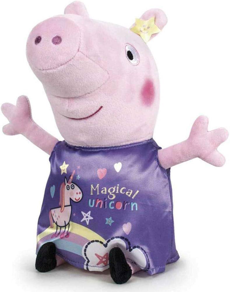Peppa pig: Peppa Magical Unicorn knuffel . Groot 28cm, Kinderen en Baby's, Ophalen, Zo goed als nieuw