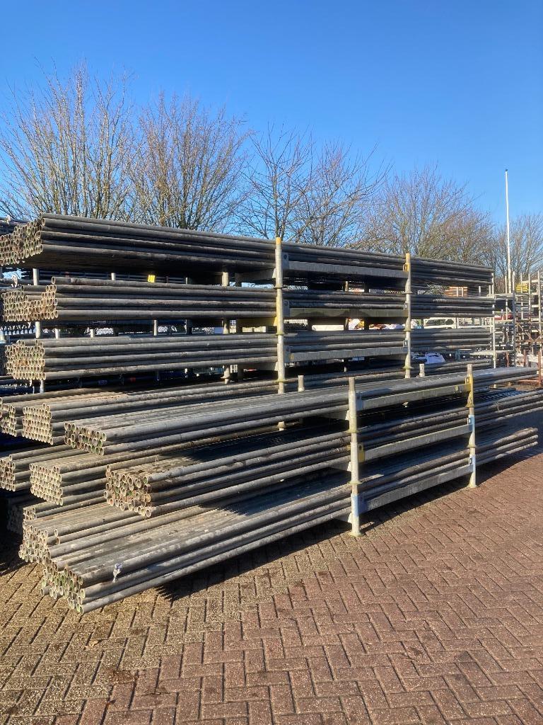 Gebruikte steigerbuis 6 meter grote partij, Doe-het-zelf en Verbouw, Steigers, Ophalen, Gebruikt, Overige typen, 5 meter of hoger