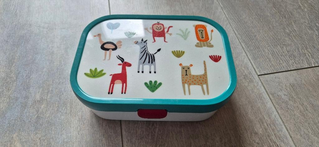 Mepal Campus Bento lunchbox met vorkje - Animal Friends, Ophalen of Verzenden, Nieuw