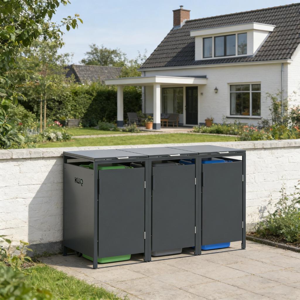 KLIQ kliko ombouw – container ombouw stabiel en met postvak, Verzenden, Nieuw, Metaal, Containerberging