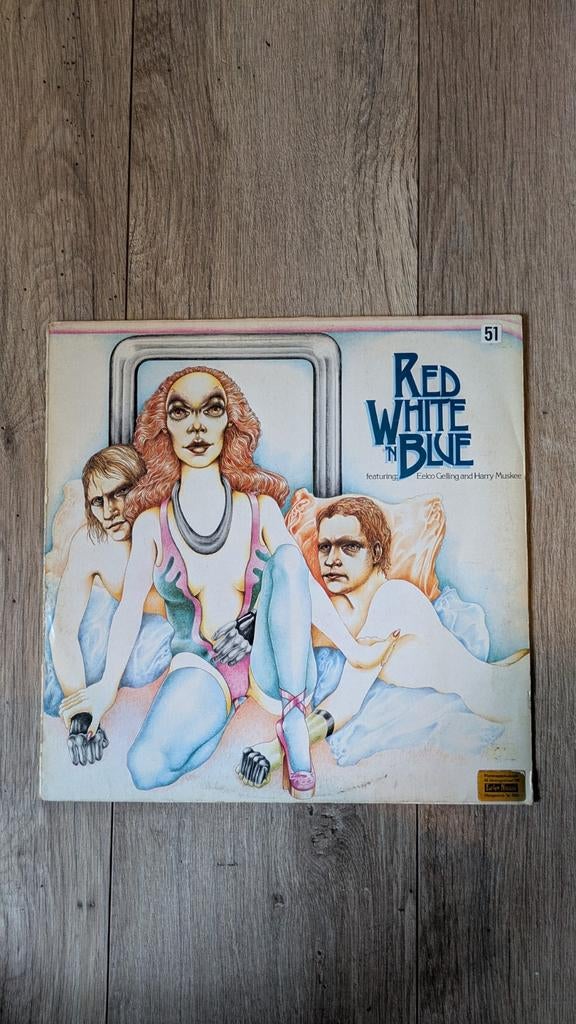 RED WHITE AND 'N BLUE - feat.eelco gelling and harry muskee, Cd's en Dvd's, Ophalen of Verzenden, Gebruikt, 12 inch, Poprock