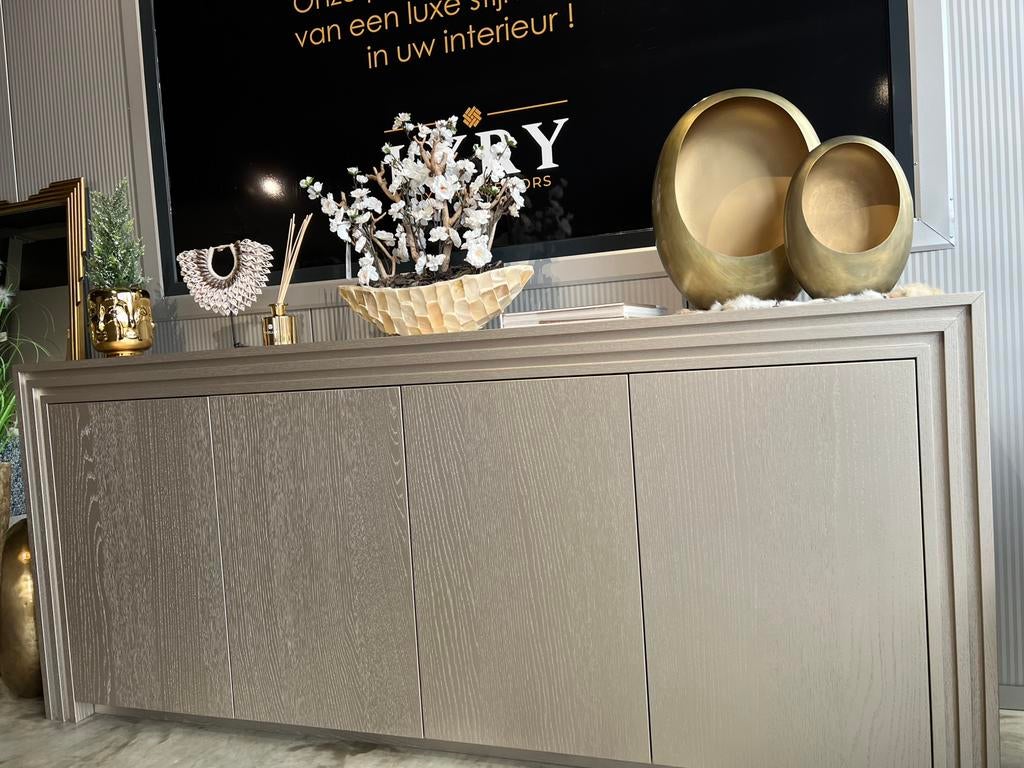 Puuur dressoir Rochfield eiken, 150 tot 200 cm, Eikenhout, Nieuw, Ophalen of Verzenden