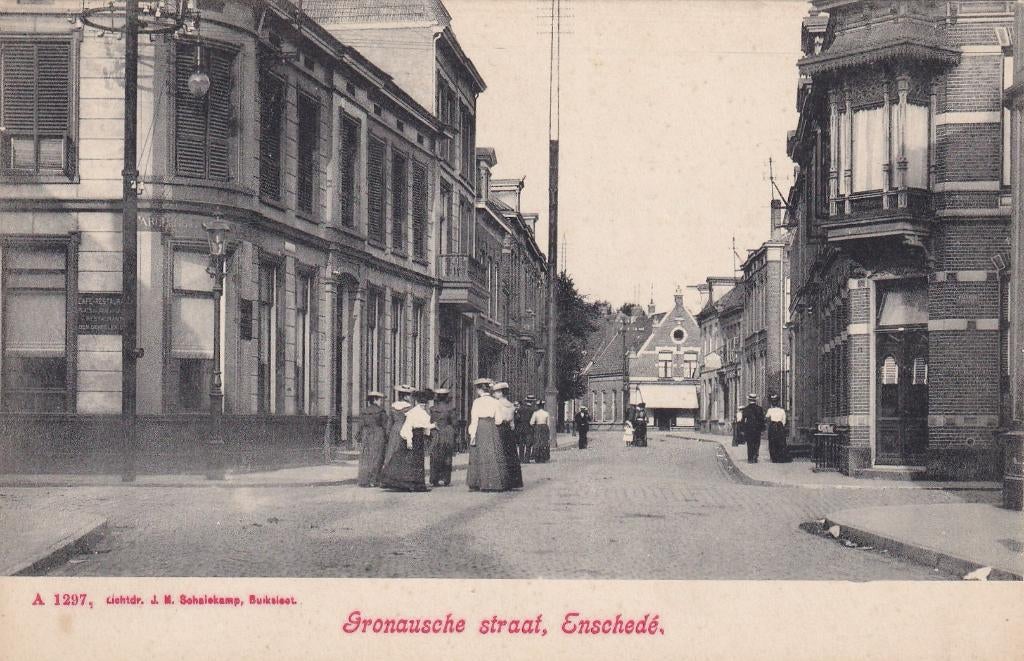 Enschede, Schalekamp., Verzenden, Voor 1920, Ongelopen, Overijssel
