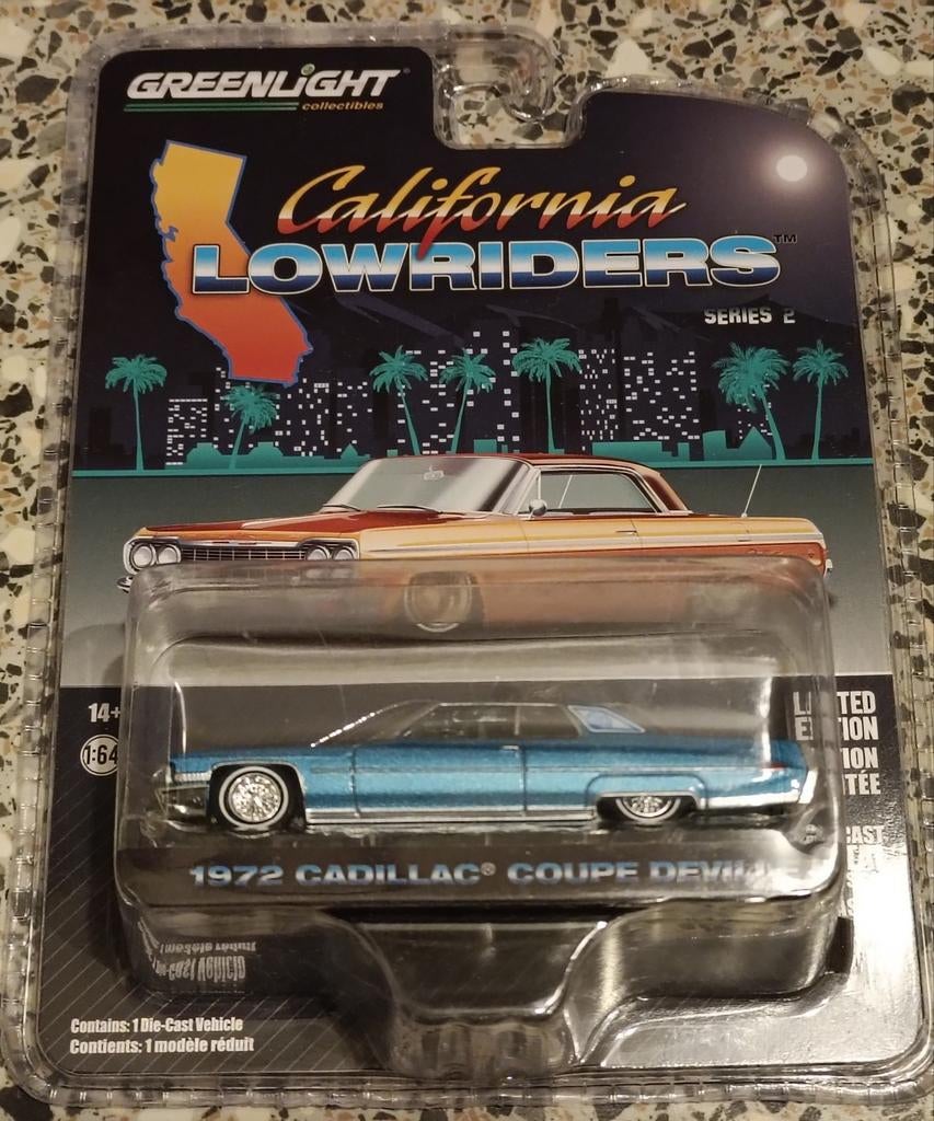 California Lowriders Series 2 * 1972 Cadillac Coupe De Ville, Ophalen of Verzenden, Nieuw