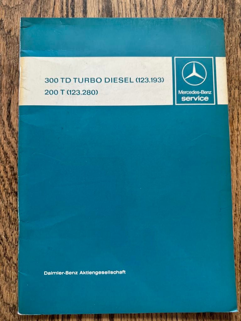 Mercedes werkplaats handboek 300TD-200T 1980, Ophalen of Verzenden