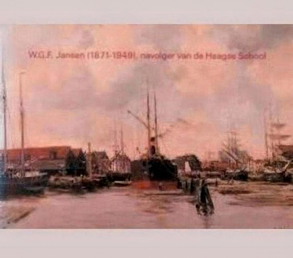W.G.F. JANSEN 1871-1949 Navolger van de Haagse School, Ophalen of Verzenden, Zo goed als nieuw