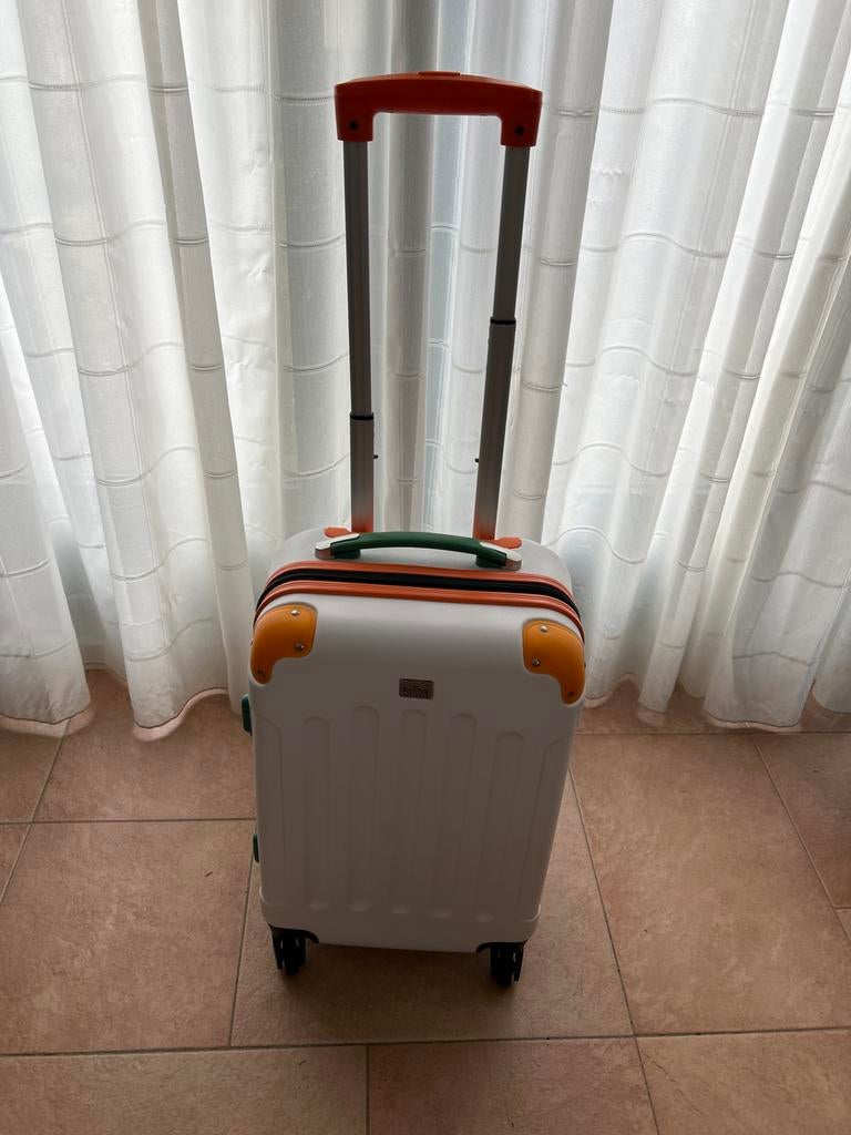 Handbagage Rolkoffer reis koffer Postcodeloterij, Sieraden, Tassen en Uiterlijk, Koffers, Ophalen, Hard kunststof, Slot, Minder dan 50 cm