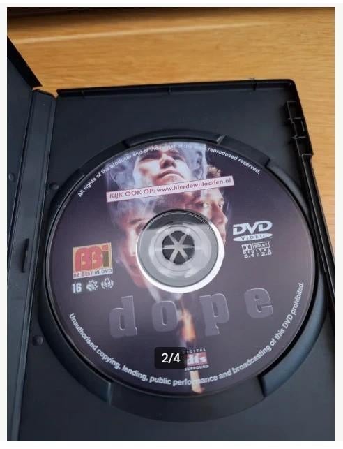 Thriller Dvd dope h3, Vanaf 16 jaar, Ophalen of Verzenden, Zo goed als nieuw, Overige genres
