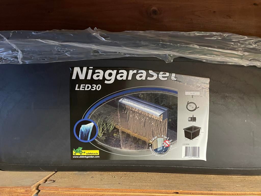 Niagara Set LED30 Kuip Pomp Waterval, Ophalen of Verzenden, Nieuw, Kunststof, Waterval