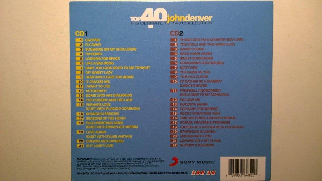 John Denver - Top 40 John Denver, Ophalen of Verzenden, Zo goed als nieuw