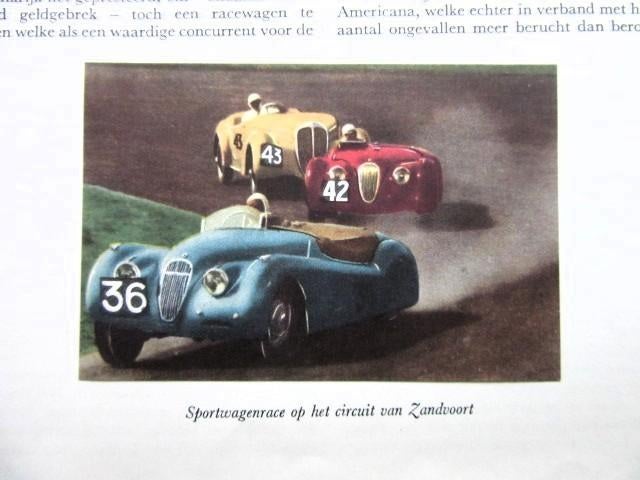 Knipsels en artikelen 1954 over autosport, Ophalen of Verzenden, 1940 tot 1960, Knipsel(s)