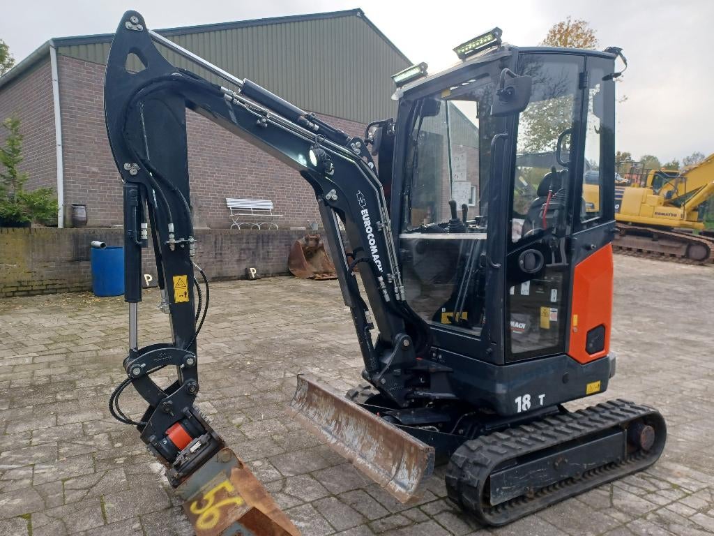 eurocomach 18 ZT minigraver, Ophalen, Zo goed als nieuw, Overige soorten