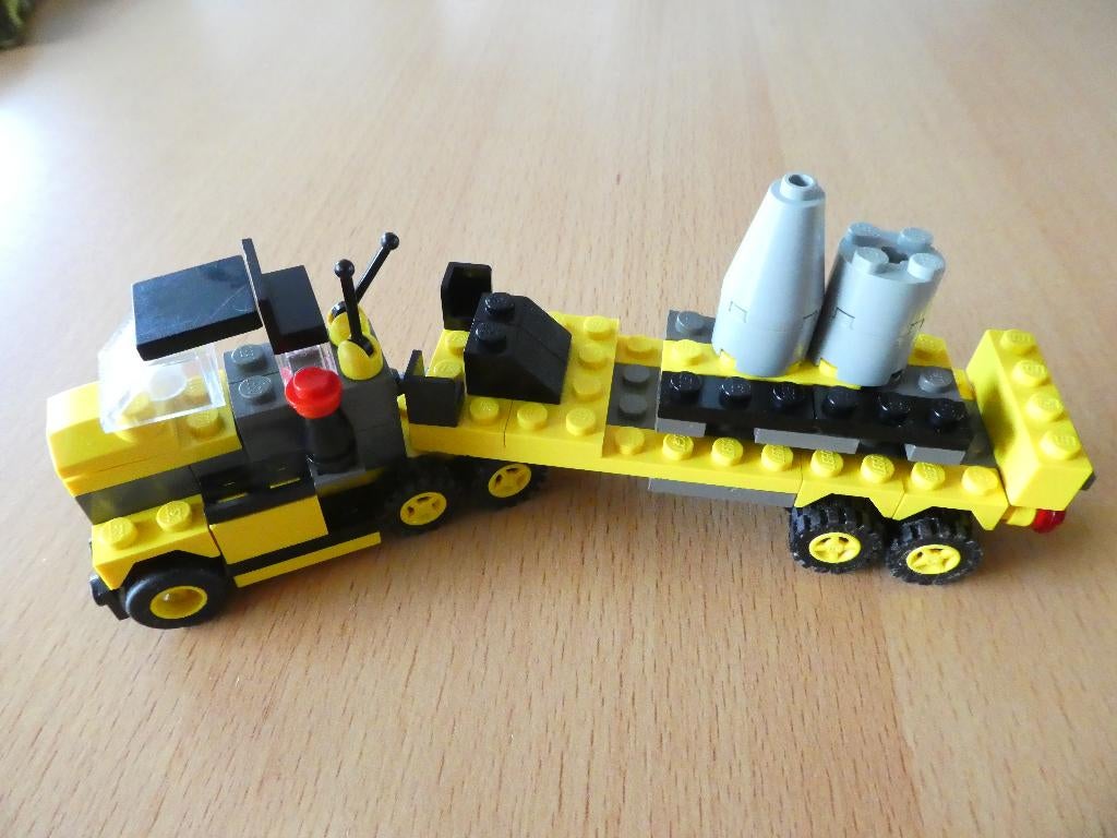 lego designers set 4096 Microweels vrachtauto heftruck, Ophalen, Zo goed als nieuw, Complete set, Lego