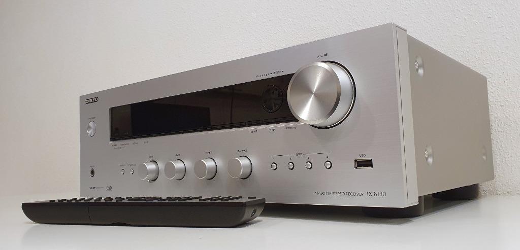 Stereo Receiver - Onkyo TX-8130 (110W), Internet Radio,Phono, Ophalen of Verzenden, 60 tot 120 watt, S, S
