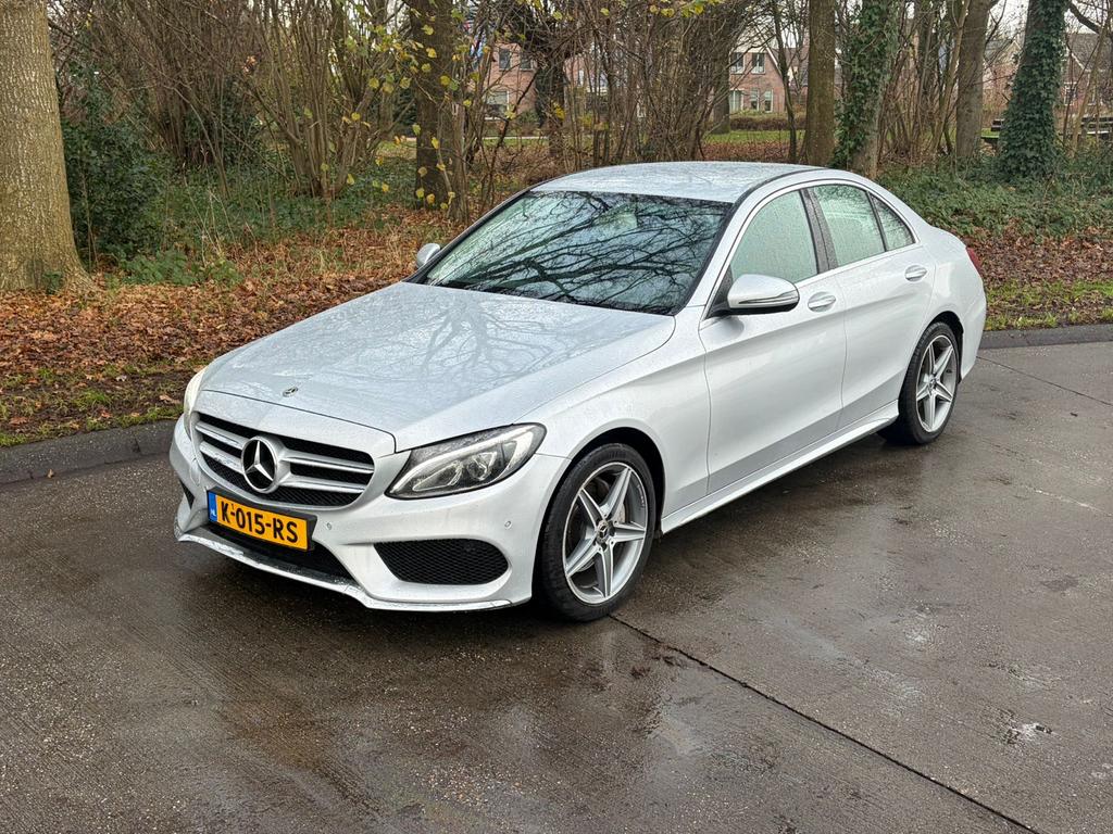 Mercedes-Benz C-Klasse C220 CDI  Aut9 2018 Grijs, Auto's, Automaat, Achterwielaandrijving, 1800 kg, 4 cilinders
