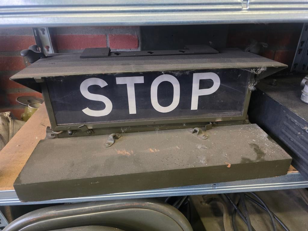 Ww2 licht bord, Ophalen of Verzenden, Landmacht