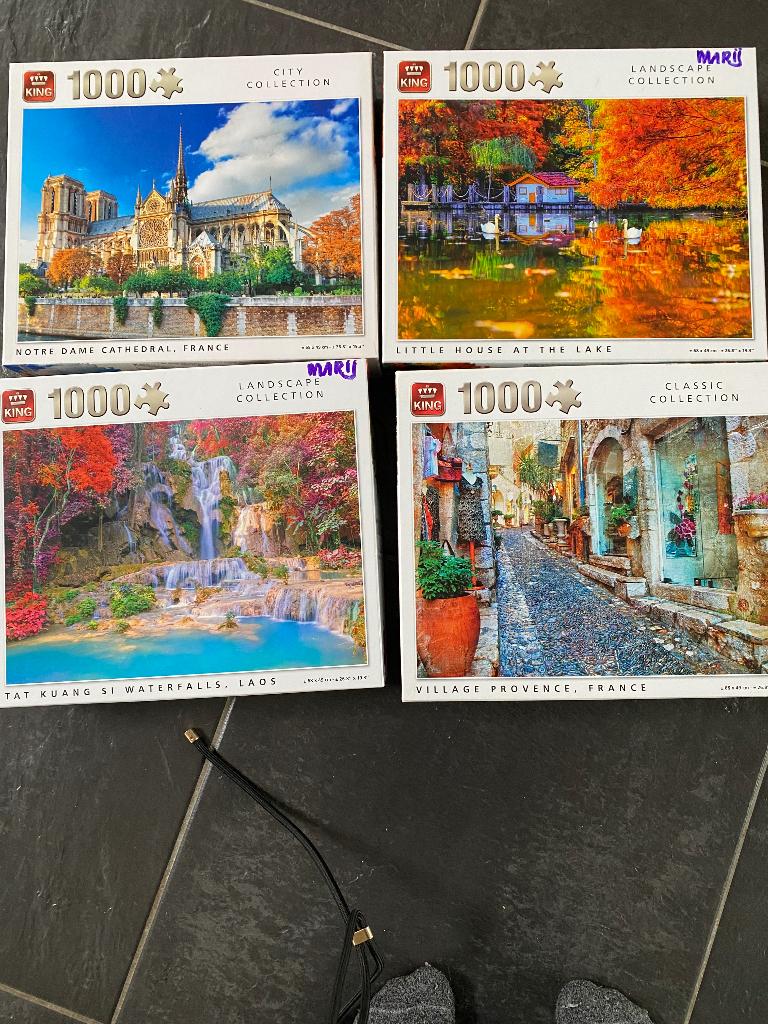 Legpuzzel, Ophalen, 500 t/m 1500 stukjes, Zo goed als nieuw, Legpuzzel