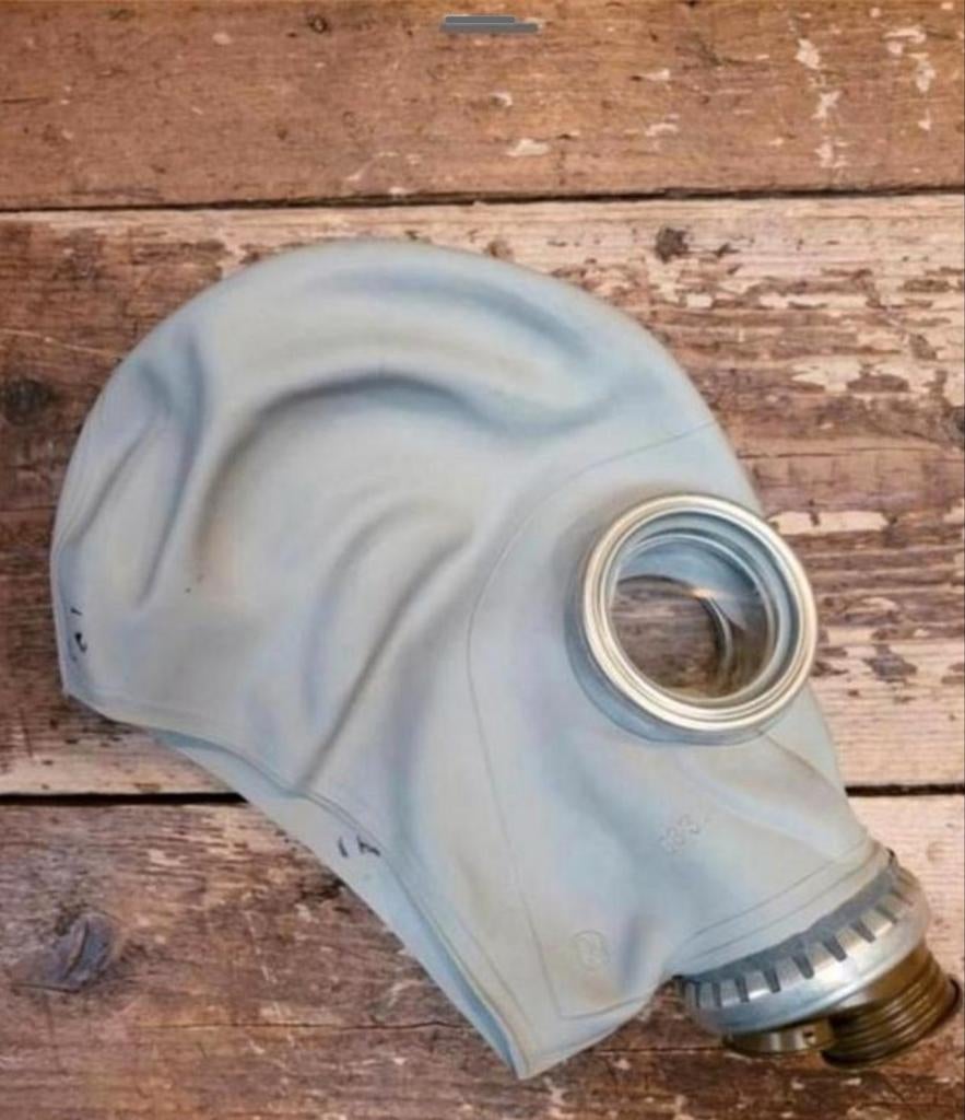 Russisch grijs gasmasker met en/of zonder slang, ., Ophalen of Verzenden, ., Nederland