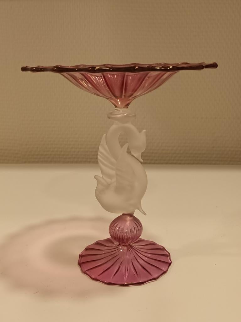 Merano Glas Taartstandaard van Murano-glas van La Murrina, Ophalen of Verzenden