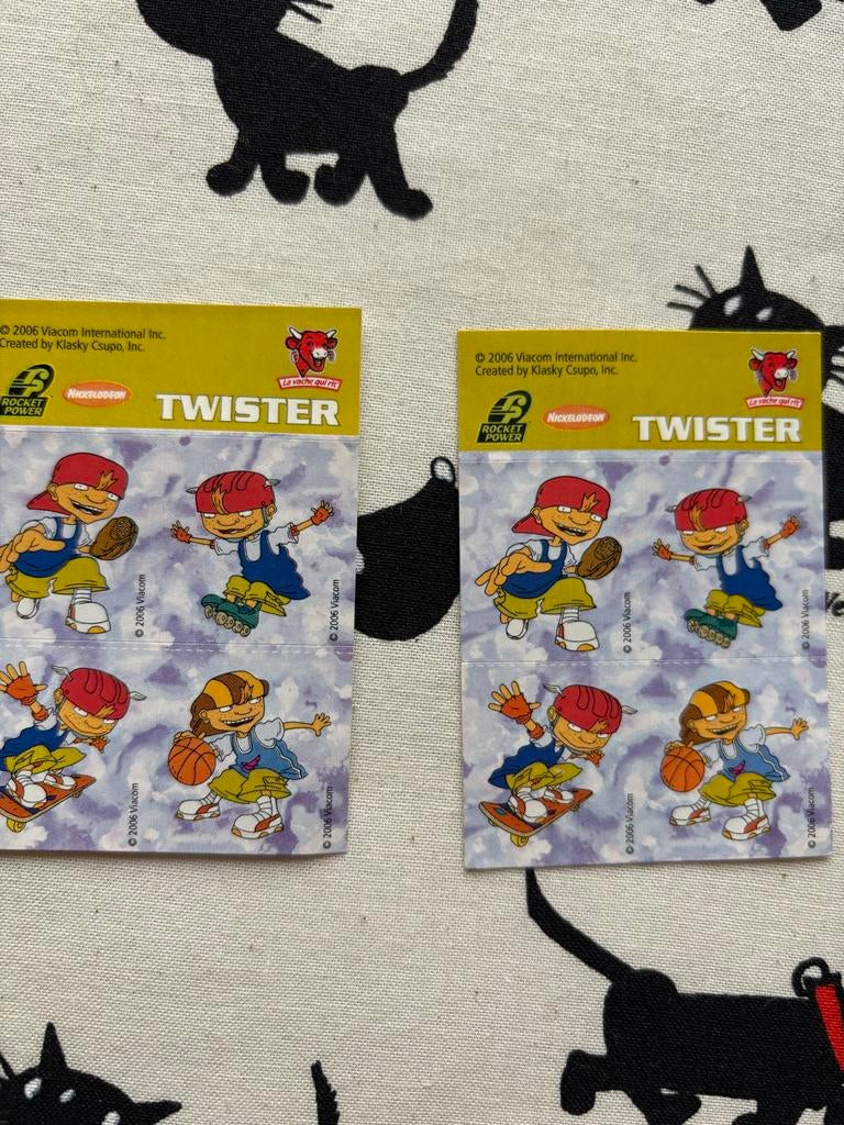 La vache qui rit stickers - Rocket Power, Ophalen of Verzenden, Zo goed als nieuw, Sticker