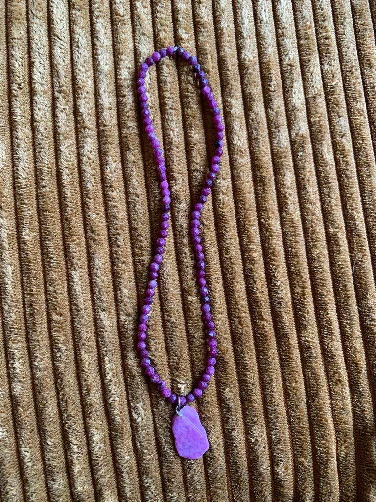 Prachtige Ruby Ketting - 20 cm, Verzenden, Nieuw, Steen of Mineraal, Met edelsteen
