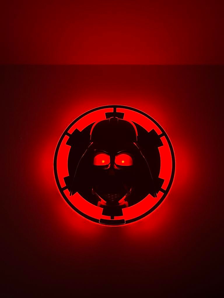 Star Wars Muurlampen - Stormtrooper & Darth Vader, Ophalen of Verzenden, Zo goed als nieuw, Kunststof