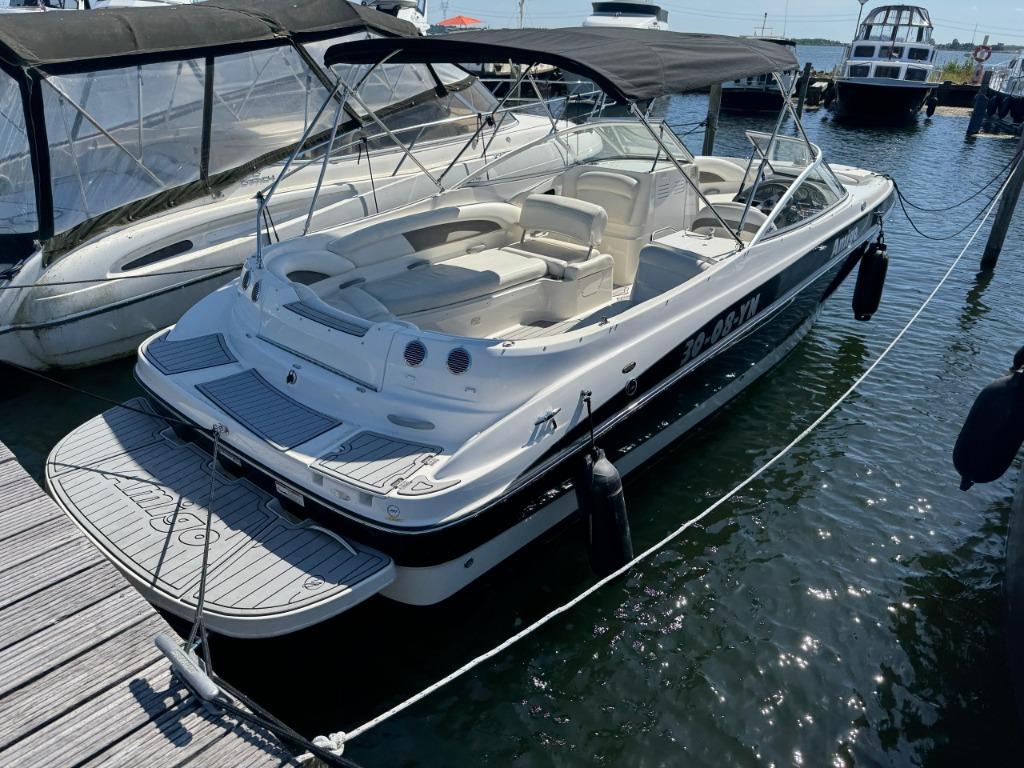 Bayliner 245 Bowrider 2009 + Vlemmix Trailer | Vaarklaar!, Watersport en Boten, Speedboten, Ophalen, Gebruikt, Binnenboordmotor