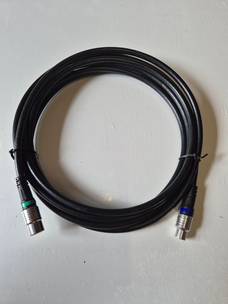 2x Wisi Coax Kabels - 4K Ultra HD - 3 Meter, Ophalen of Verzenden, Nieuw, 2 tot 5 meter, Coaxiale kabel