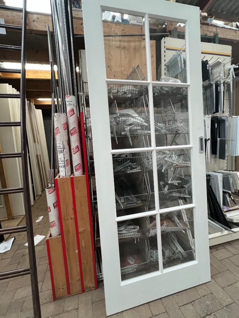 93x231,5cm Schuifdeur incl glas en in freesgreep CD5