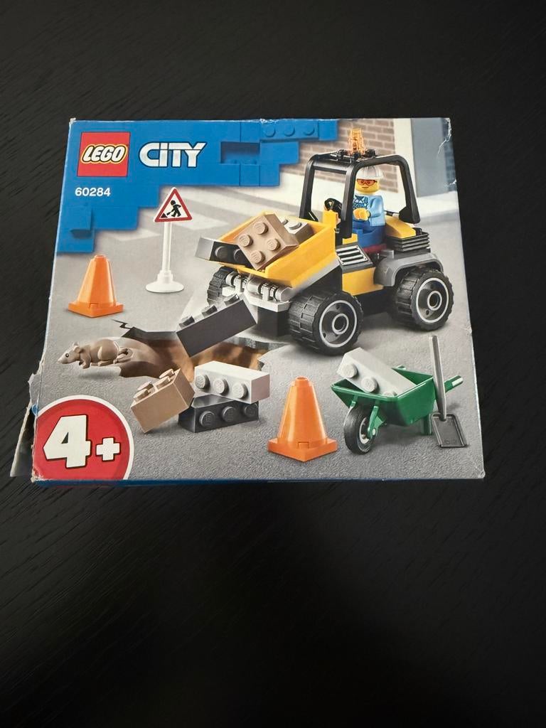 Lego City 60284 Wegwerkzaamheden, Ophalen of Verzenden, Zo goed als nieuw, Complete set, Lego