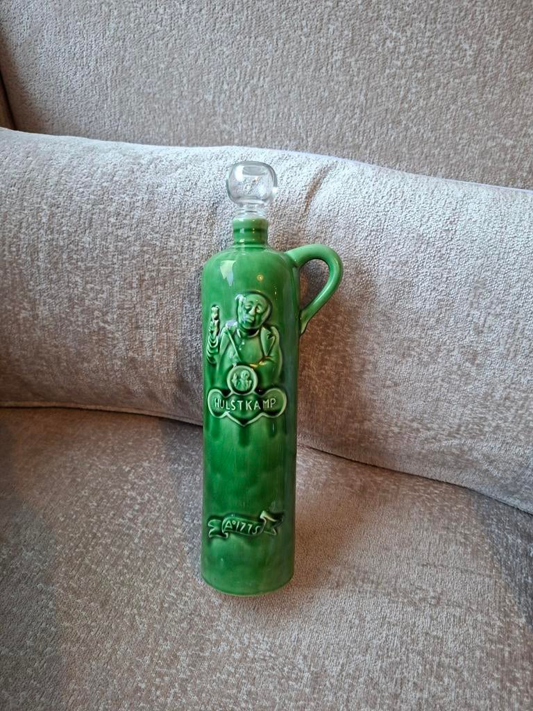 Hulstkamp Jenever Kruik jaren 50 plateelbakkerij, Antiek en Kunst, Ophalen of Verzenden