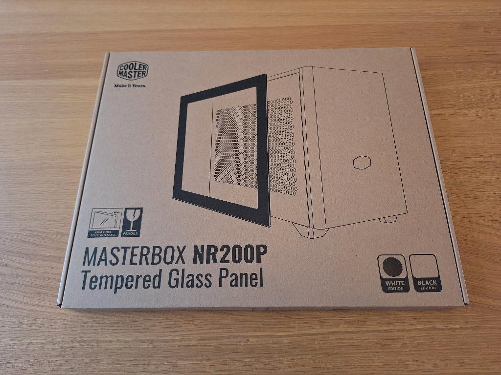 Coolermaster Masterbox NR200P Tempered Glass Panel Wit, Computers en Software, Computerbehuizingen, Ophalen, Nieuw