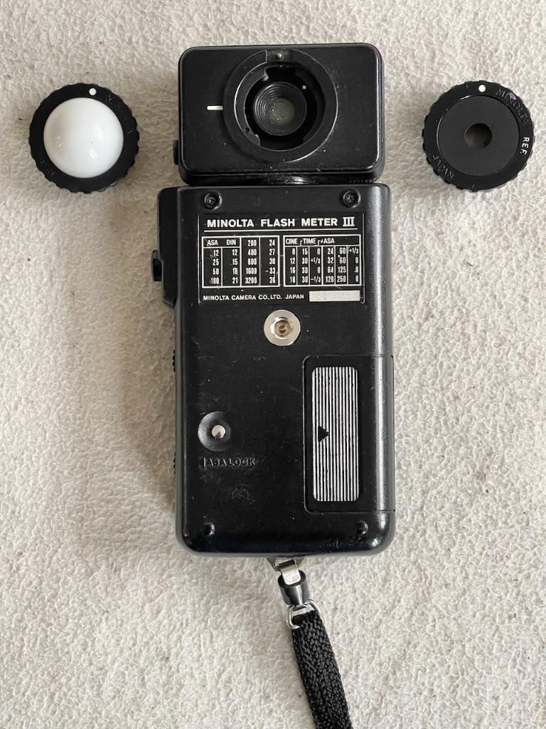 MINOLTA FLASH METER III (belichtings- en flitsmeter), Ophalen of Verzenden, Gebruikt