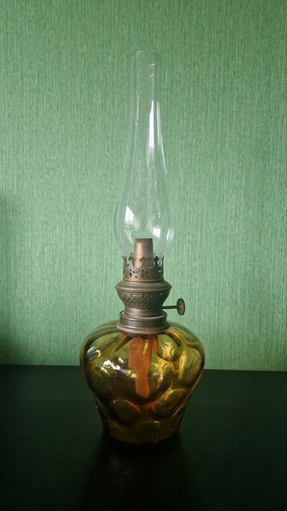 Antieke Petroleumlamp brenner kosmos, Antiek en Kunst, Antiek | Lampen, Ophalen of Verzenden