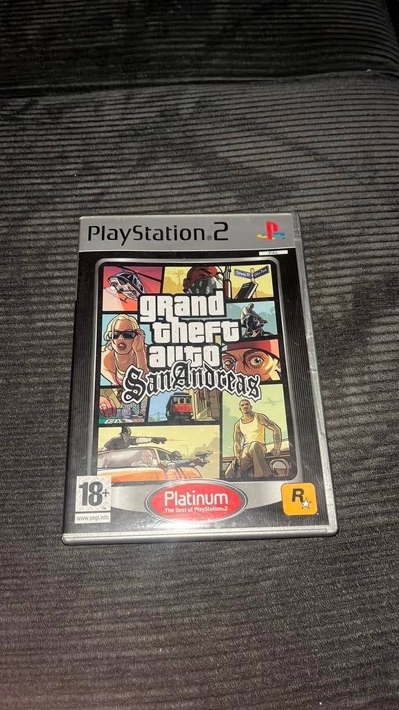 Playstation 2 (PS2) GTA San Andreas : Grand Theft Auto, Spelcomputers en Games, Games | Sony PlayStation 2, Avontuur en Actie