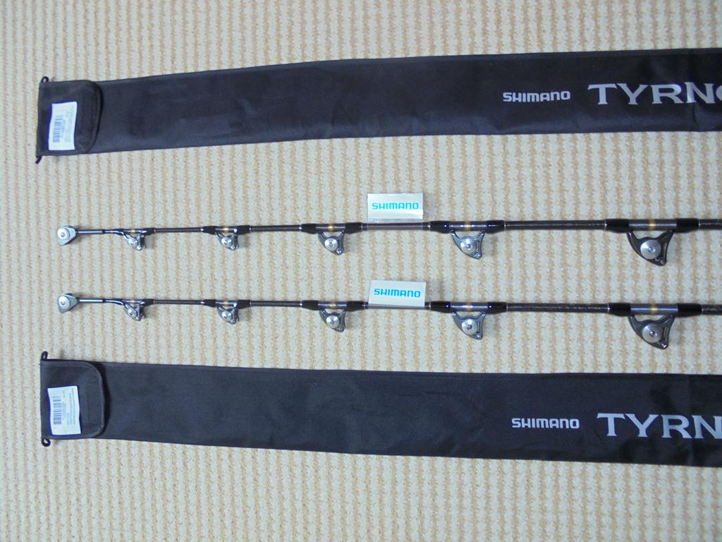 Big Game Shimano Tyrnos A Stand-Up 50Lbs Hengel 1.65m Nieuw., Ophalen, Nieuw, Werphengel