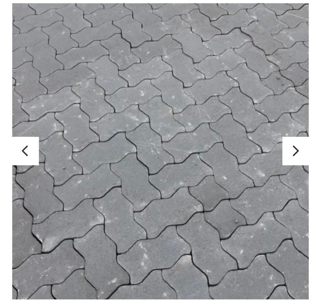 Sinus profiel klinkers grijs 8 cm - 225 m2, Tuin en Terras, Tegels en Klinkers, Gebruikt, Klinkers, Ophalen of Verzenden, 10 m² of meer