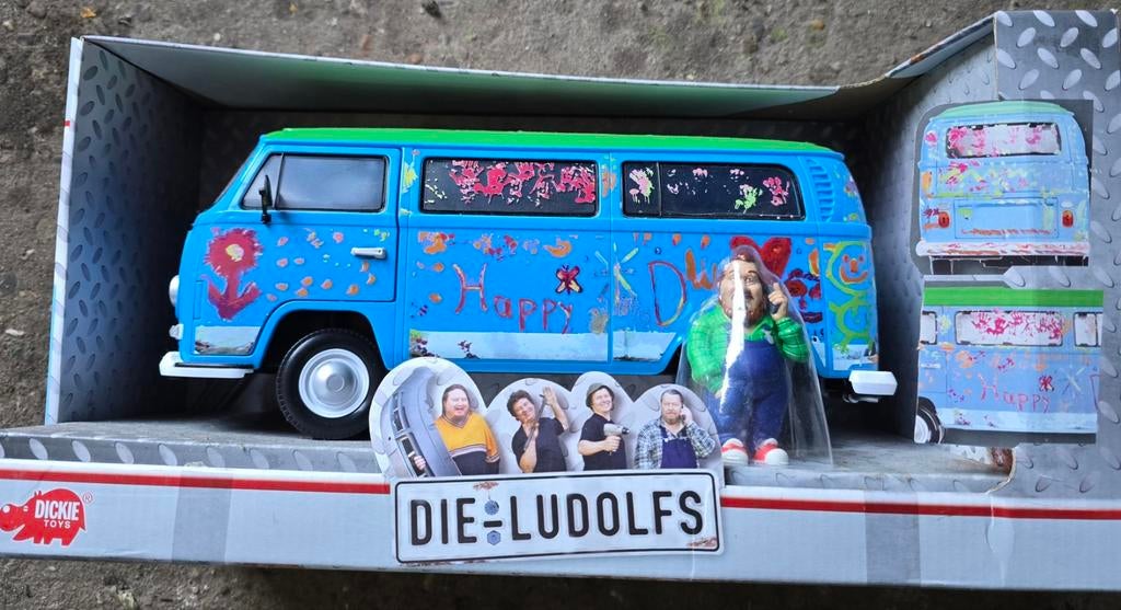 Volkswagen T2 a Ludolfs merk Dickie schaal 1 op 14 (32 cm), T2, Ophalen of Verzenden, Vw, Bus of Vrachtwagen