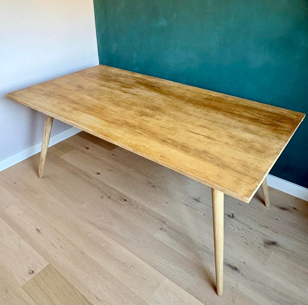 Prachtige Maison du Monde eettafel, Ophalen, Gebruikt, 50 tot 100 cm, Vijf personen of meer