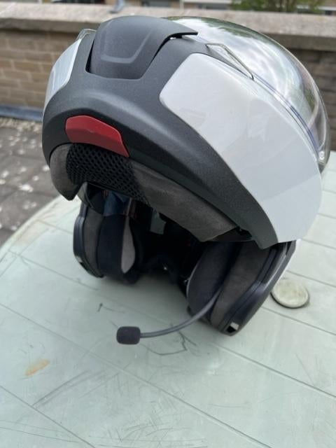 BMW Systeemhelm mt 52/53 + Intercom, Motoren, Kleding | Motorhelmen, XS, Systeemhelm, Tweedehands, Ophalen