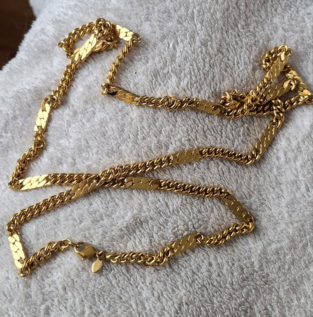 Monet ketting, Sieraden, Tassen en Uiterlijk, Kettingen, Ophalen, Zo goed als nieuw, Goud, Overige materialen