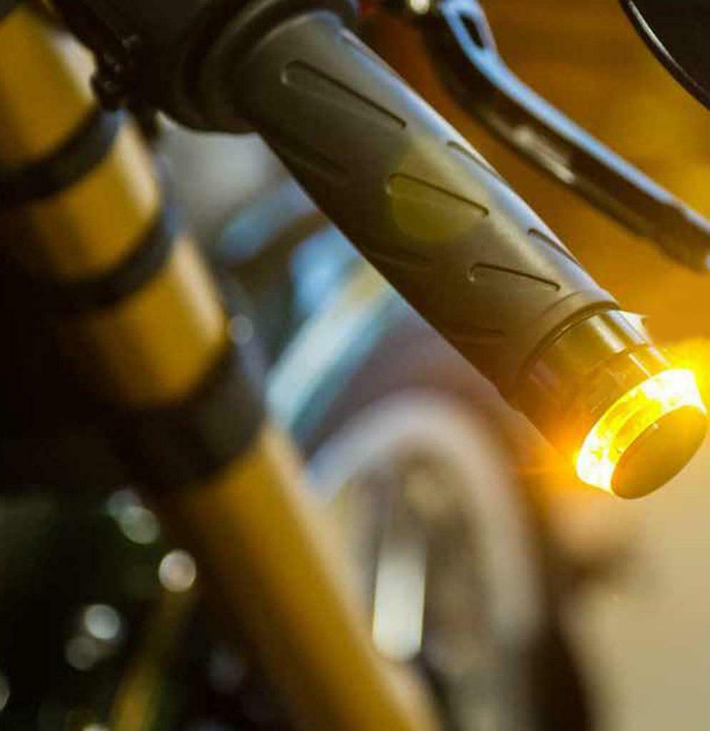 [KNIPPERLICHTEN] Stuur Bar End Suzuki Cafe Racer Bobber, Verzenden, N.V.T., Nieuw, N.V.T.
