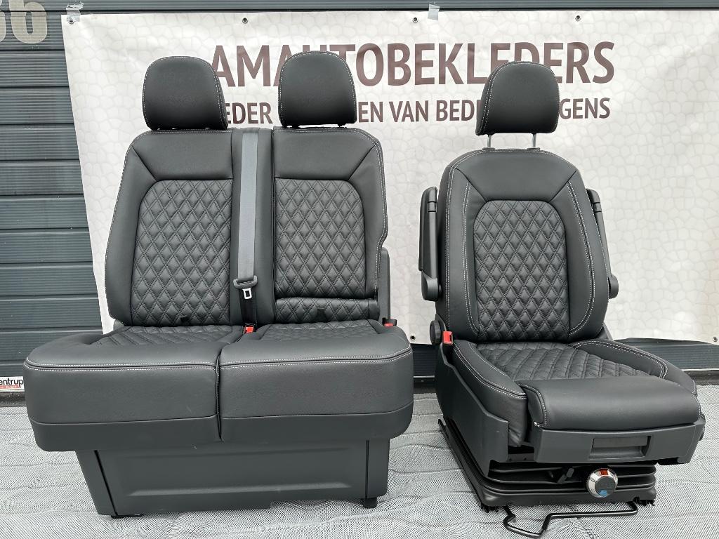 Stoel en bank voor VW Crafter MAN met zwart leder vanaf 2018, Auto-onderdelen, Ophalen, Nieuw, Volkswagen