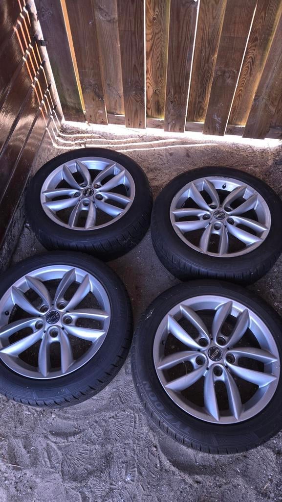 Originele 17 inch velgen all season banden mini countryman, Gebruikt, 17 inch, All Season, Band(en)