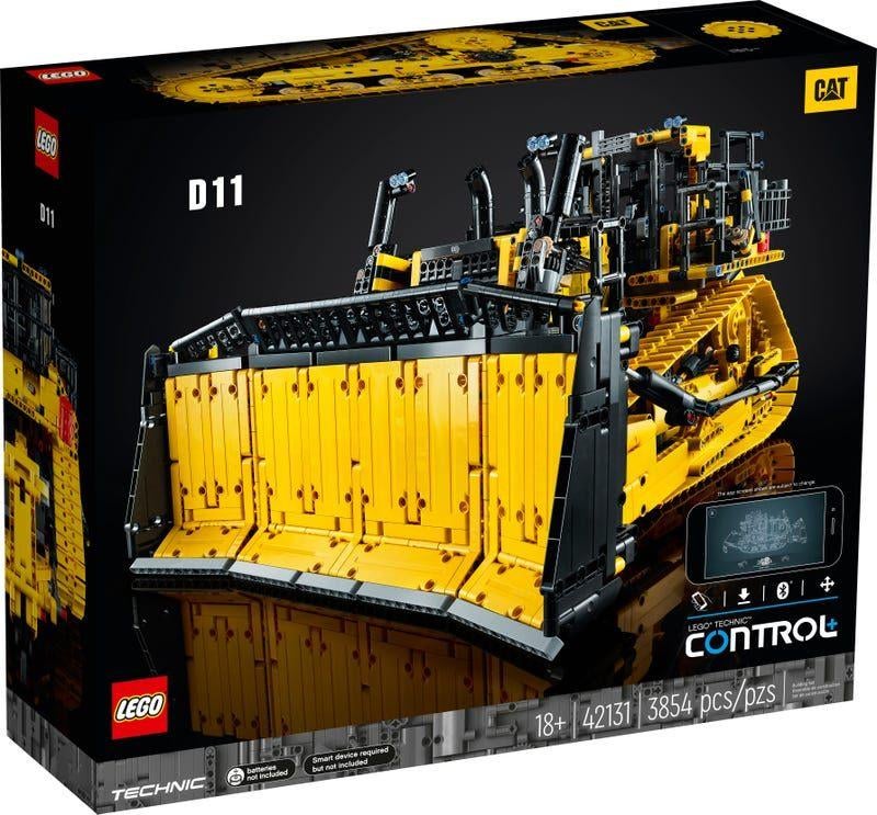 42131 LEGO Technic Cat D11 Bulldozer, Ophalen of Verzenden, Nieuw, Complete set, Lego